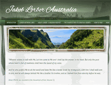Tablet Screenshot of jakob-lorber-australia.net